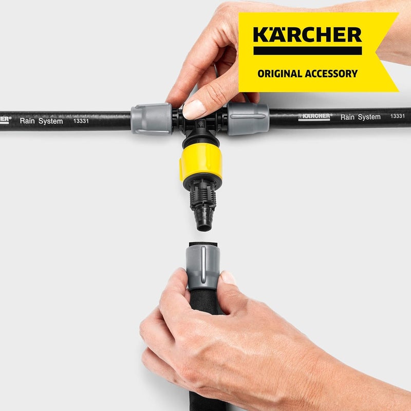 Karcher T-Connector with Water Flow Regulation for Rain System – Adjustable Garden Irrigation and Watering Accessory - Image 4