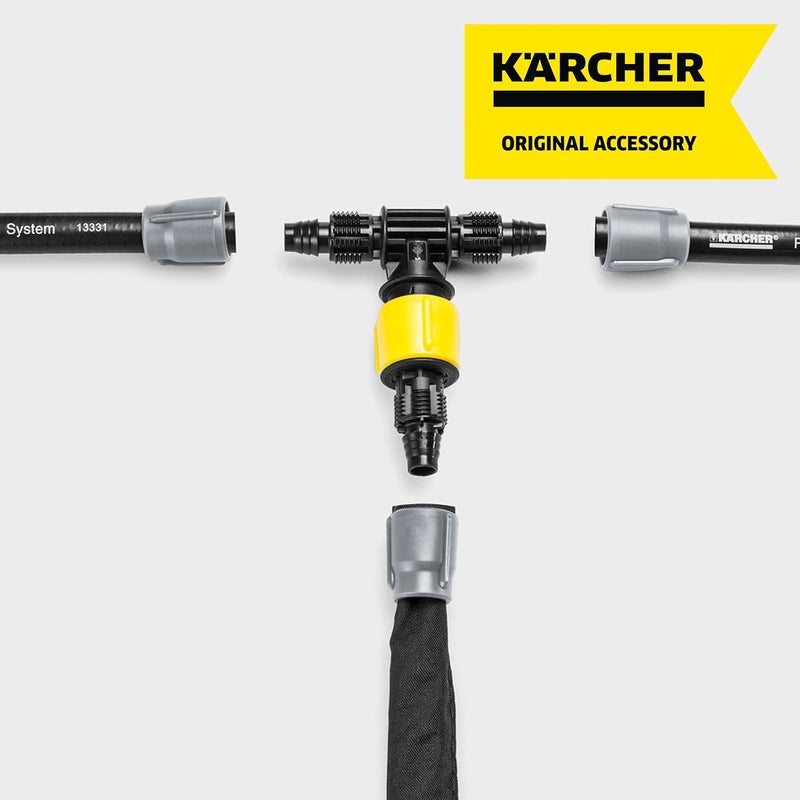 Karcher T-Connector with Water Flow Regulation for Rain System – Adjustable Garden Irrigation and Watering Accessory - Image 3