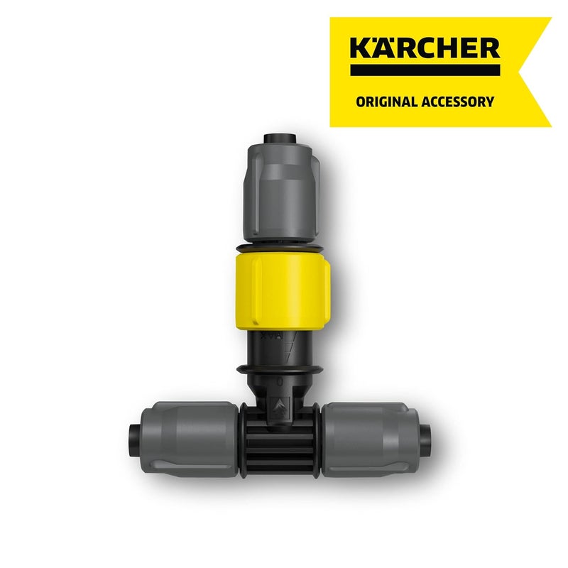 Karcher T-Connector with Water Flow Regulation for Rain System – Adjustable Garden Irrigation and Watering Accessory - Image 2