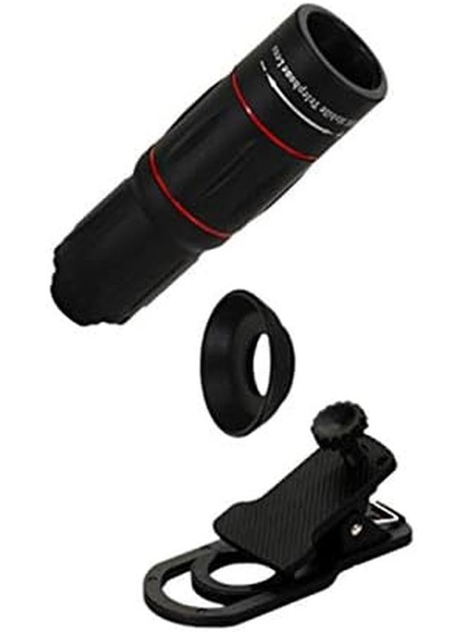 erorex Cell Phone Camera Lens，Universal 18X25 Clip On Monocular Telescope Mobile Zoom Lens Fits Most Smartphones For Birdwatching Traveling Hunting Fishing Football Games Outdoor Concert - Image 5