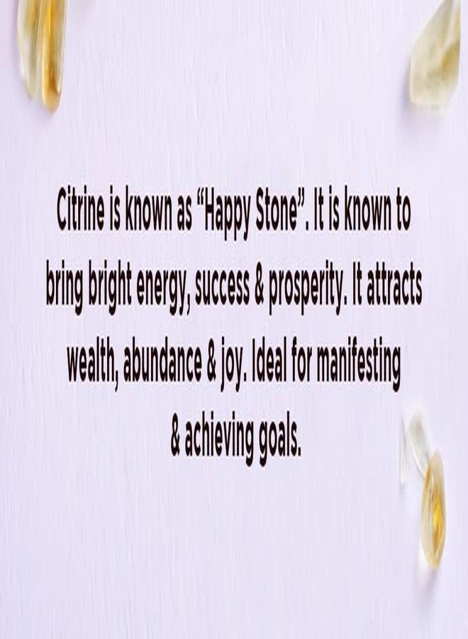 Divinity Healing Crystals Divinity Natural Citrine Rough Stone for Vastu, Crystal Healing, Spirituality, Business Success, Money Abundance & Prosperity Citrine Stone, Raw Rough Stone (200 Grams) - Image 5