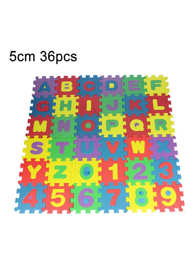 36-Piece Alphabet Numbers Puzzles Toy - Image 1