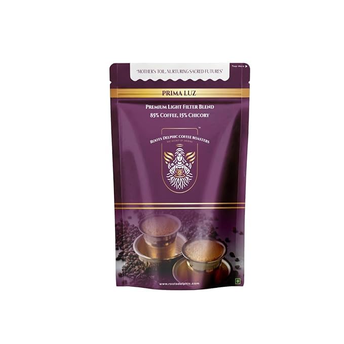 ROOTS DELPHIC COFFEE ROASTERS PRIMA LUZ Ground Coffee | Great start to your morning (500 grams, Classic Roast) - Image 1