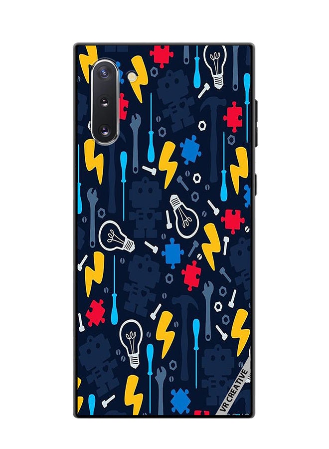 VR CREATIVE Protective Case Cover For Samsung Galaxy Note10 5G Bulb Design Multicolour - Image 1