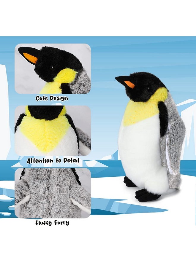Penguin Plush Toy, 10" Stuffed Animal Small Plushie Doll, Soft Fluffy Like Real Penguin Hugging Toy Present For Every Age & Occasion