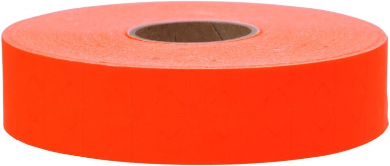 MONARCH Fluorescent Red Pricing Labels to fit 1131 Pricers. 8 Rolls with 1 Free Ink Roller. - Image 2