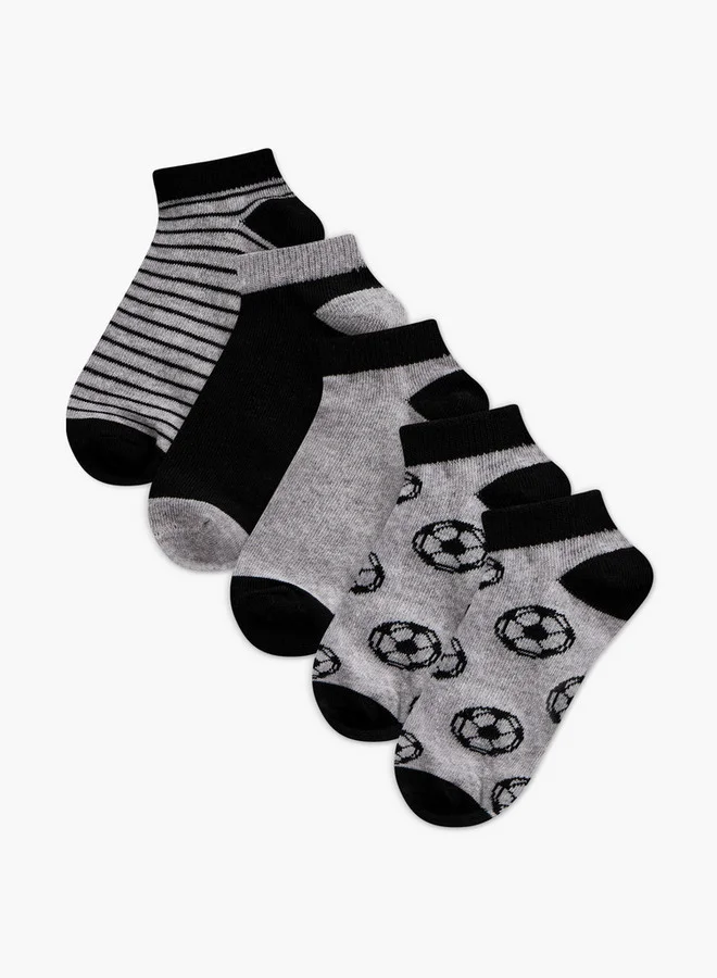 ال بي ال من شو اكسبرس Assorted Ankle Length Socks - Set of 5