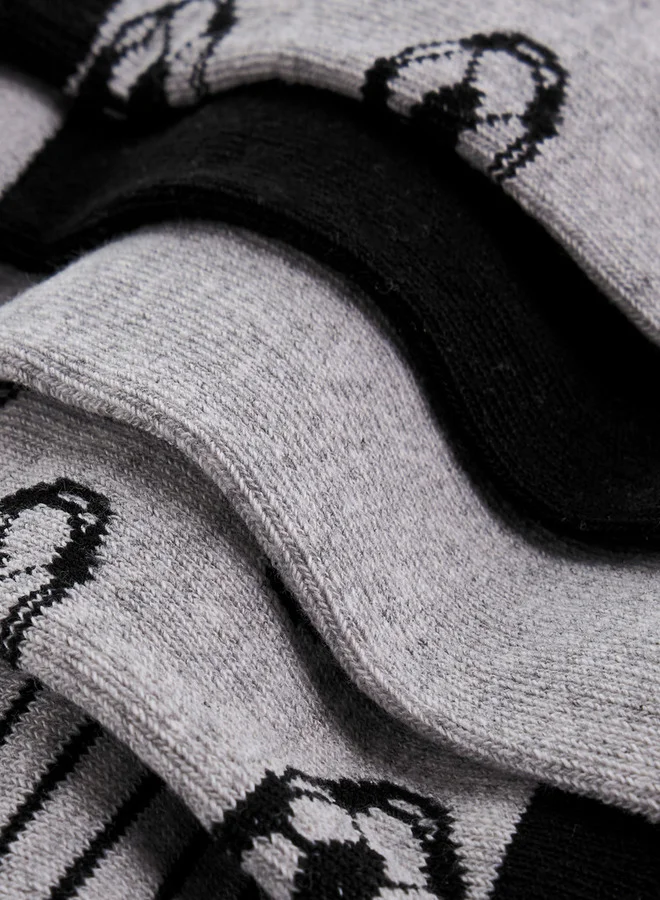 LBL by Shoexpress Assorted Ankle Length Socks - Set of 5