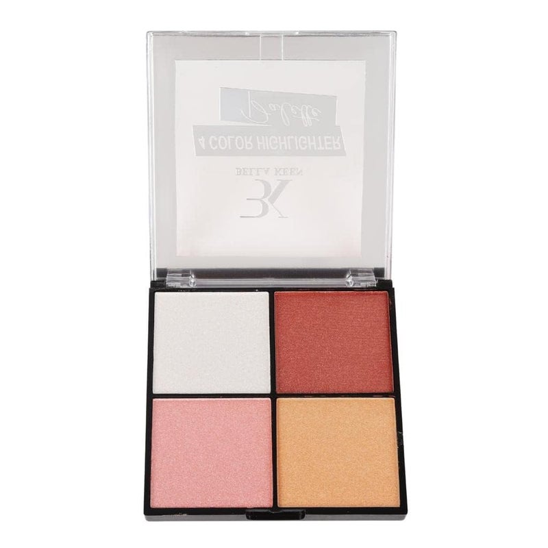 OSM COSMETICS 4 Color Highlighter Palette Bk22701 - Image 1