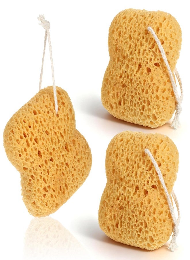 Zelphvt 3 Pcs Sea Sponges for Shower, Larger Natural Sponges for Body Women Men Exfoliating Body Wash Sponge Gentle Deep Cleansing, Ultra-Soft - Image 1