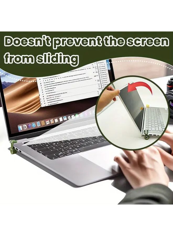 دفتر القوقع الأصفر حامل دفتر مرجعي تقليب الصفحات إشارة مرجعية ثابت منظم مكتب الكمبيوتر المحمول - Image 5