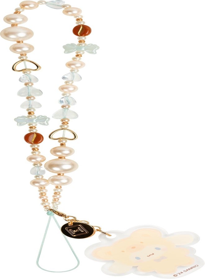 أي فيس سوار معصم iFace Hello Kitty and Friends المزين بالخرز [سلسلة Latte Bear] - سوار معصم لطيف للهواتف المحمولة والكاميرا والمفاتيح وأجهزة AirPods - Cinnamoroll - Image 1