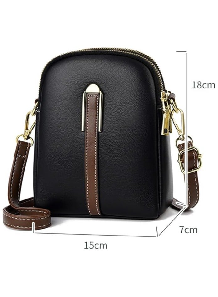 Crossbody Purses New Business Commuteuse Messenger Bag Casual Versatile Adjustable Strap Shoulder Bag Large Tote Bag for Women for Work(Black)  - Image 2