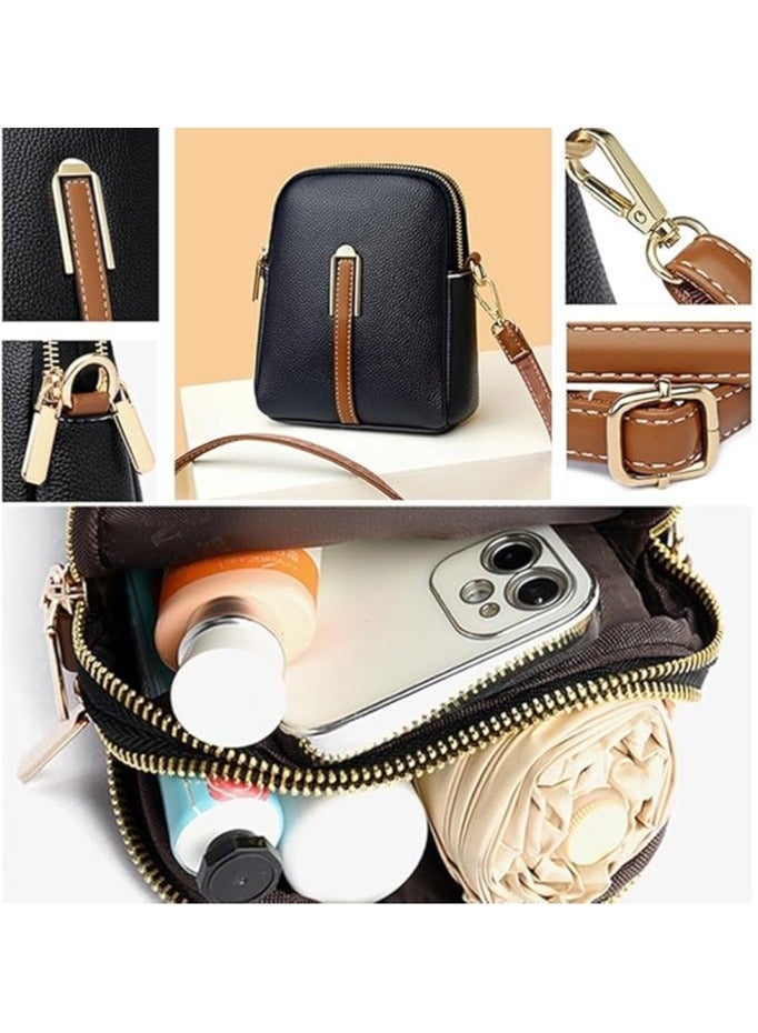 Crossbody Purses New Business Commuteuse Messenger Bag Casual Versatile Adjustable Strap Shoulder Bag Large Tote Bag for Women for Work(Black)  - Image 5