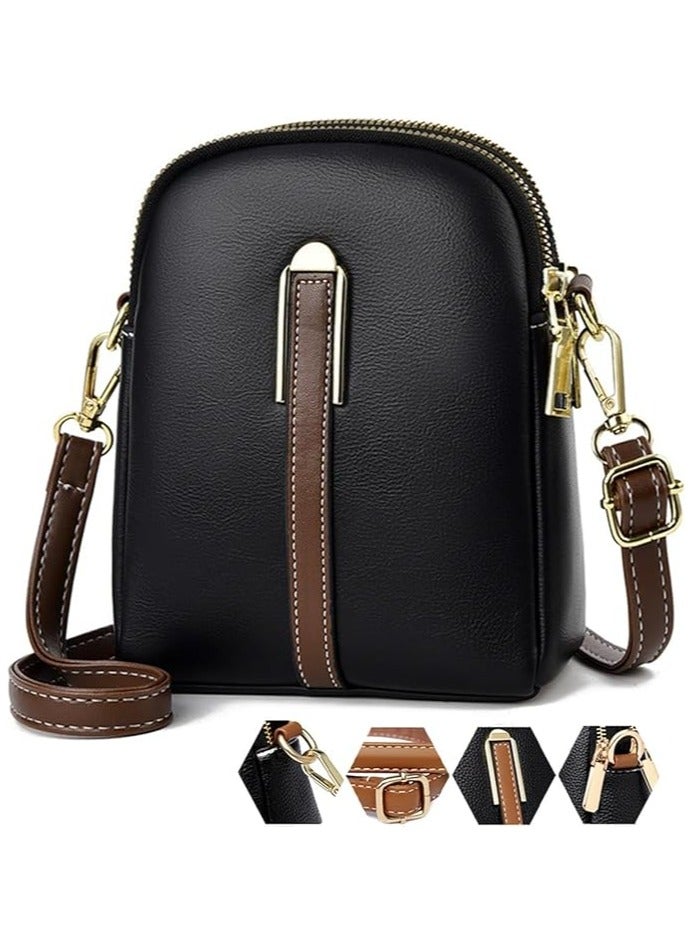 Crossbody Purses New Business Commuteuse Messenger Bag Casual Versatile Adjustable Strap Shoulder Bag Large Tote Bag for Women for Work(Black)  - Image 1