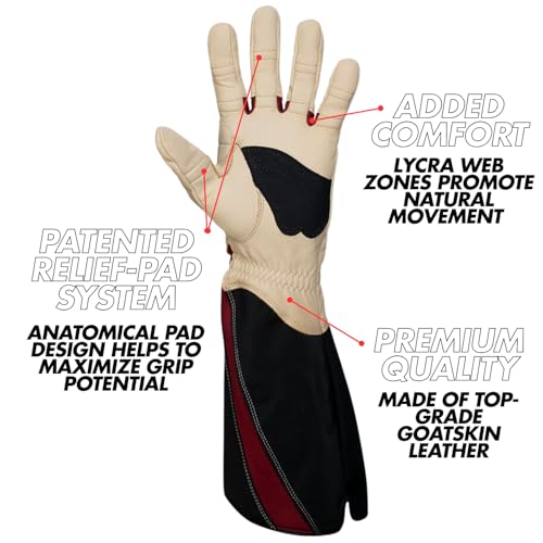 Bionic Women's Rose Gardening Gloves (Pair) Tan - Image 3