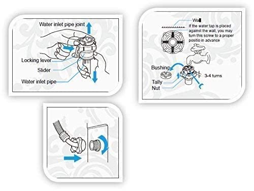 MHS MHS Washing Machine Inlet Hose Pipe with Tap Adapter for Fully Automatic All Brand Machine 3000MM 3 Meter - Image 2