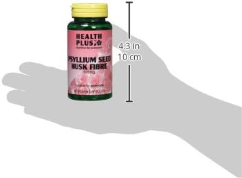 Health Plus صحة بلس ألياف قشور بذور السيليوم 500 ملغ مكمل صحي للهضم 90 كبسولة - Image 4