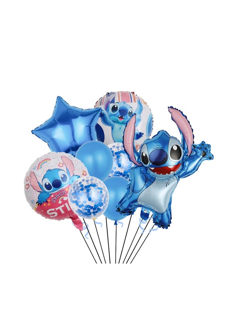 Party Balloon Set, Stitchboy Cartoon Character Shape, Balloons, Angry Party Balloon Combo - Image 2