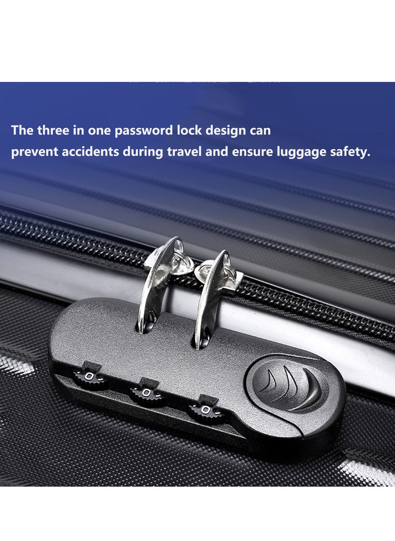 Lightweight Luggage Checked Bag- 24 Inches Hardshell Suitcase Spinner Luggage for Travel | ABS Medium Size Luggage with Spinner Wheels 4