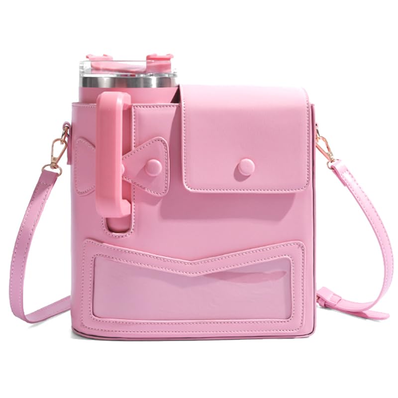 BBIQI Stanley Cup Purse Outdoor Portable Crossbody Water Cup Storage Bag for Stanley Bag with Strap - Image 1