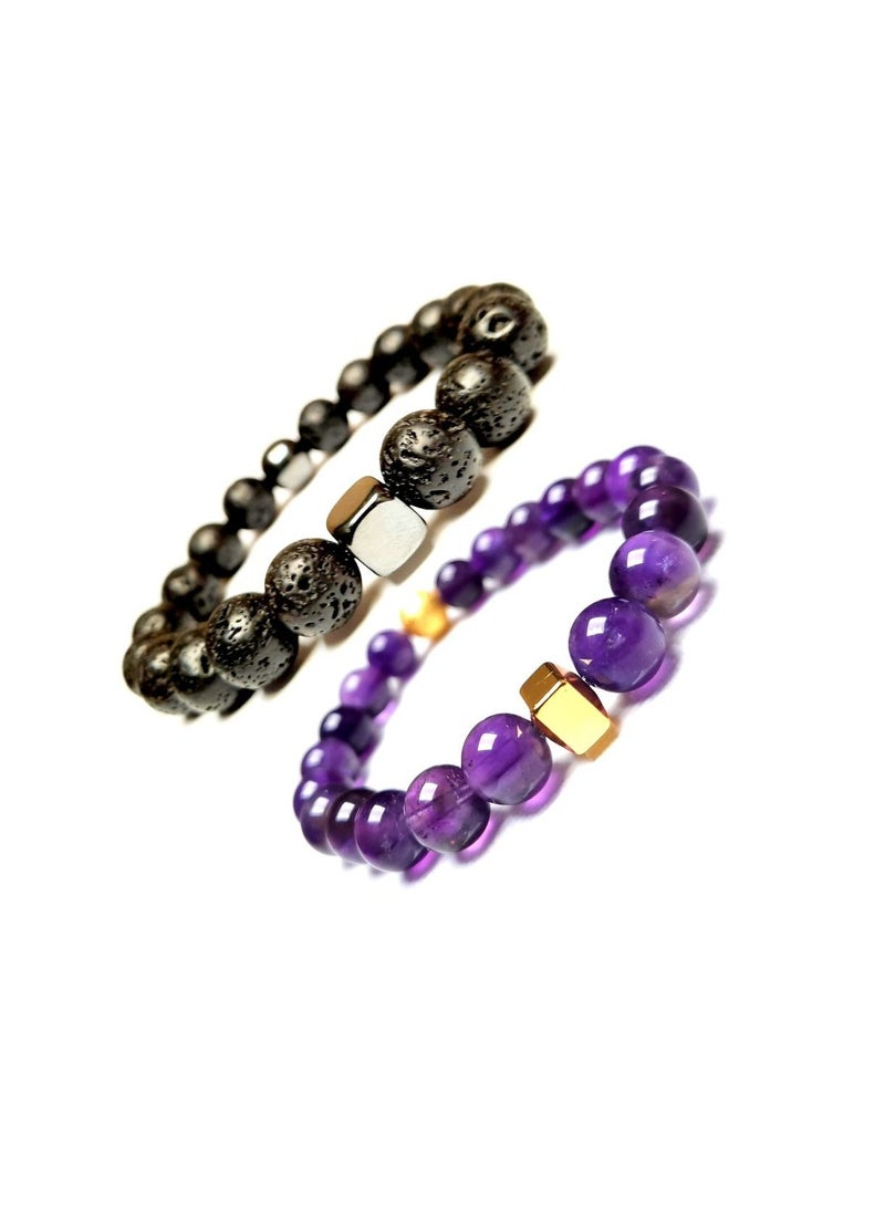 Miracle Empire Fashion Distance Couples Bracelets for Men and Women Beads  - Image 1