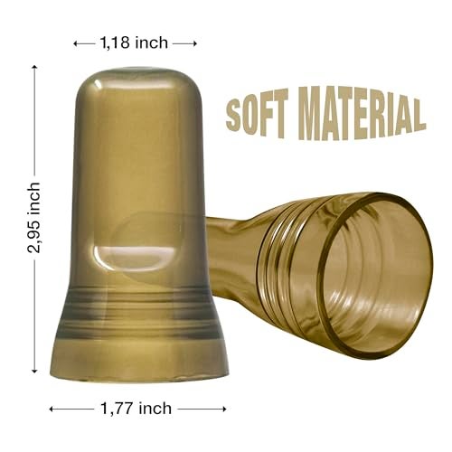 Esatto 24 Pieces Pour Spout Covers Champagne Liquor Bottle Toppers, Universal Bottle Pour Dispenser, Liquor Bottle Covers Bottle Cover Dust for Home Kitchen Tools Supplies - Image 2