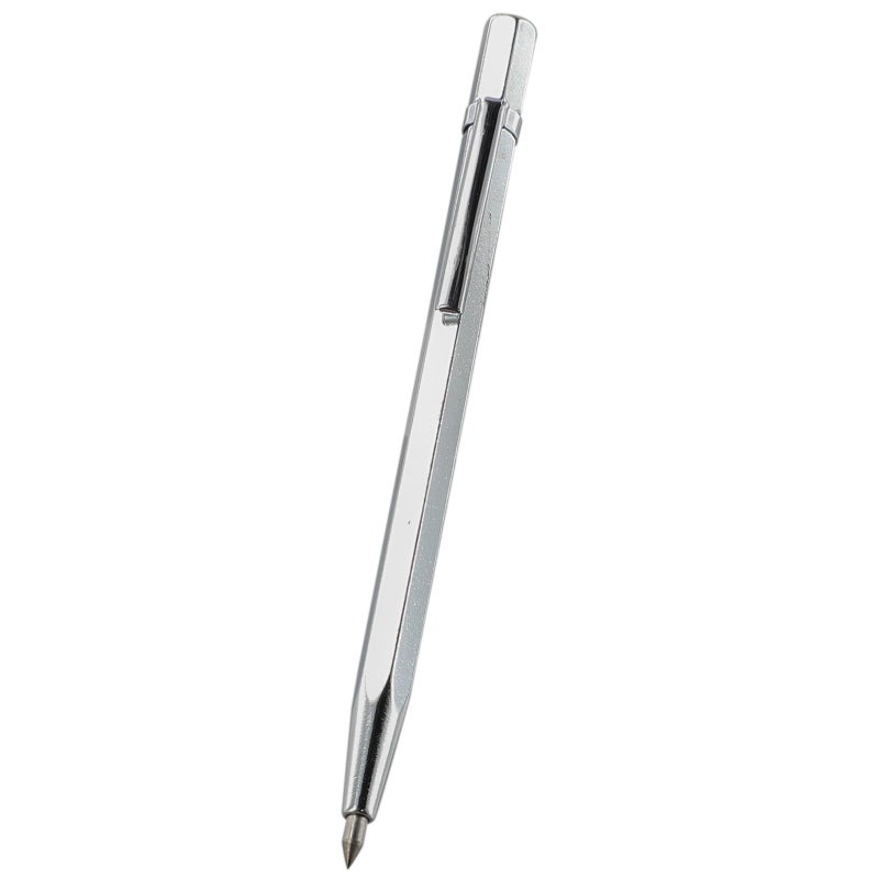 Tungsten Carbide Tip Scriber Pen for Marking Hard Metal Glass Ceramics Silver 14 5cm - Image 2