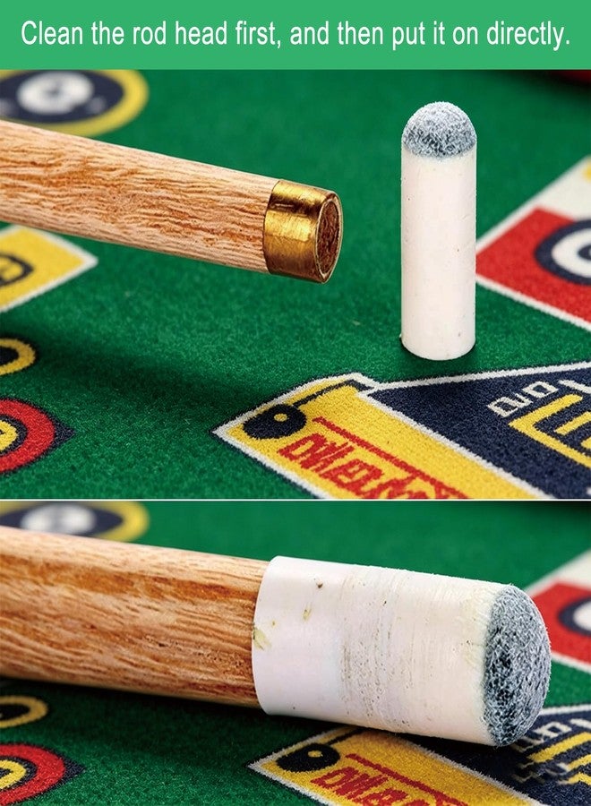 Aeenioy Snooker Cue Stick, Pool Stick Replacement Tips, 40 PCS 9mm Billiard Cue Tips for Game Maintenance, Professional Pool Cue Accessories, Cue Tips for Pool Stick - Image 3