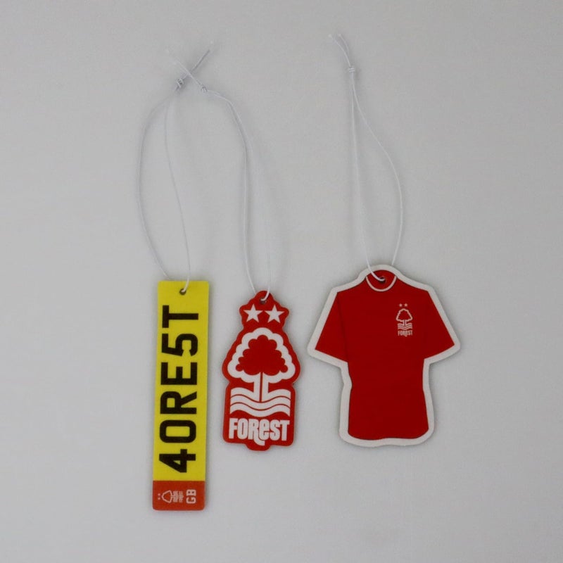 FOCO Officially Licensed Nottingham Forest FC Car Air Fresheners 3 Pack - Image 1