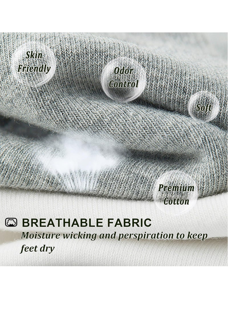 BORTONY 12 Pairs Low Cut Ankle Socks for Men/Women Thin Breathable Summer Comfort Low Cut Socks - Image 3