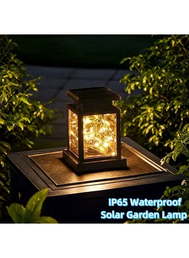 فانوس خارجي يعمل بالطاقة الشمسية ZY 020WA إضاءة تلقائية ملونة لديكور حديقة الفناء - Image 2