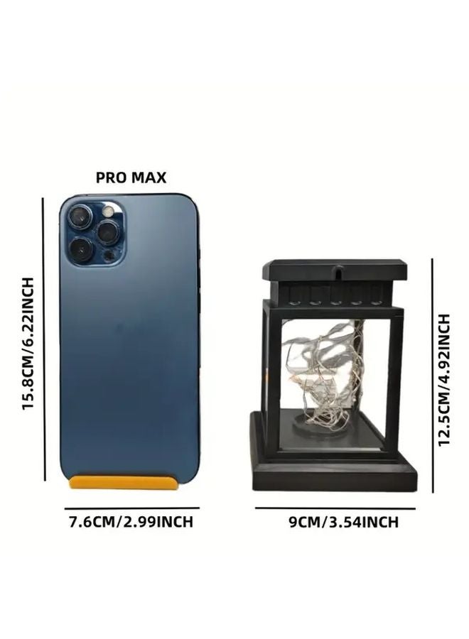 فانوس خارجي يعمل بالطاقة الشمسية ZY 020WA إضاءة تلقائية ملونة لديكور حديقة الفناء - Image 4