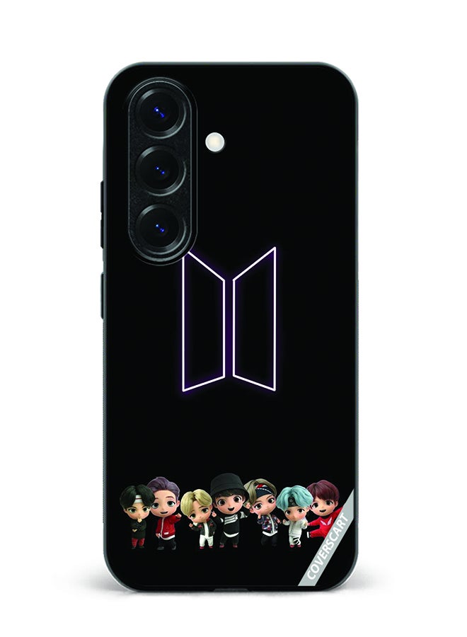 Protective Case Cover For Samsung Galaxy S24 Bts Design Black