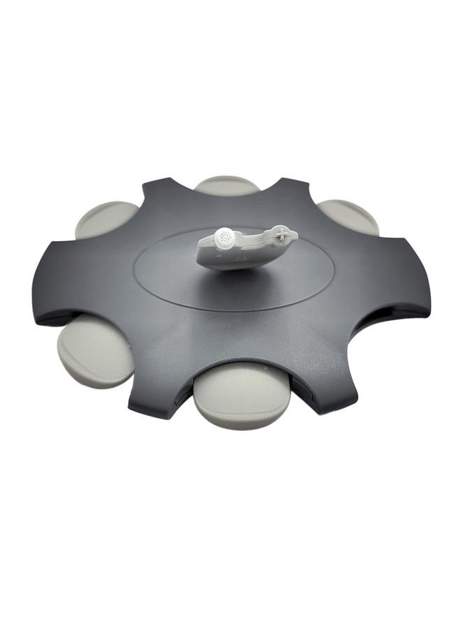 Anico Hearing aid Wax Guards (2mm) Replacement Wax Filters for Oticon ProWax Wax Traps, Hearing Amplifier Cleaning Brush kit Tools with Carry case (2pack, Light Gray) - Image 2