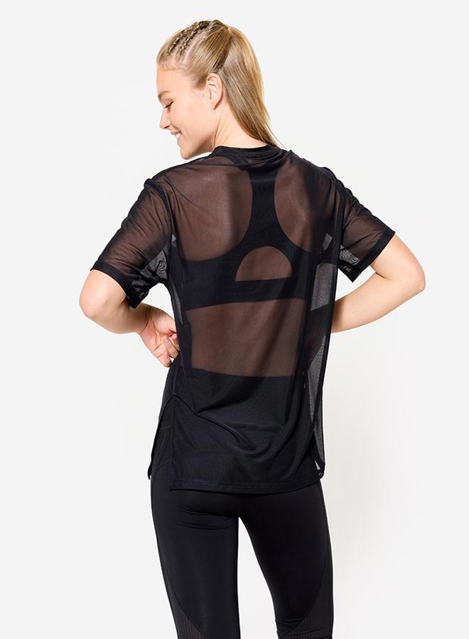 DECATHLON Women's Loose-Fit Fitness Mesh T-Shirt - Image 3