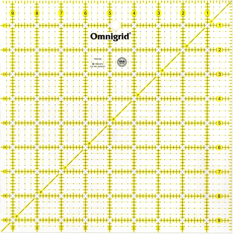 Omnigrid R45125S 12-1/2-Inch Square Quilting Ruler Value Pack - 4 Count - Image 3