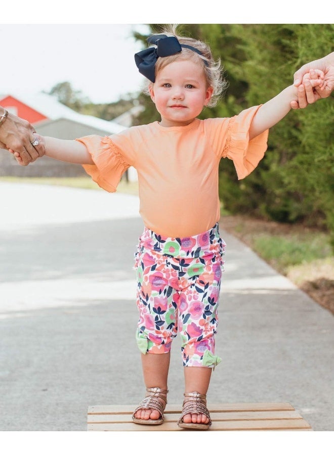 RuffleButts Girls Navy Bow Headband - One Size - Image 3