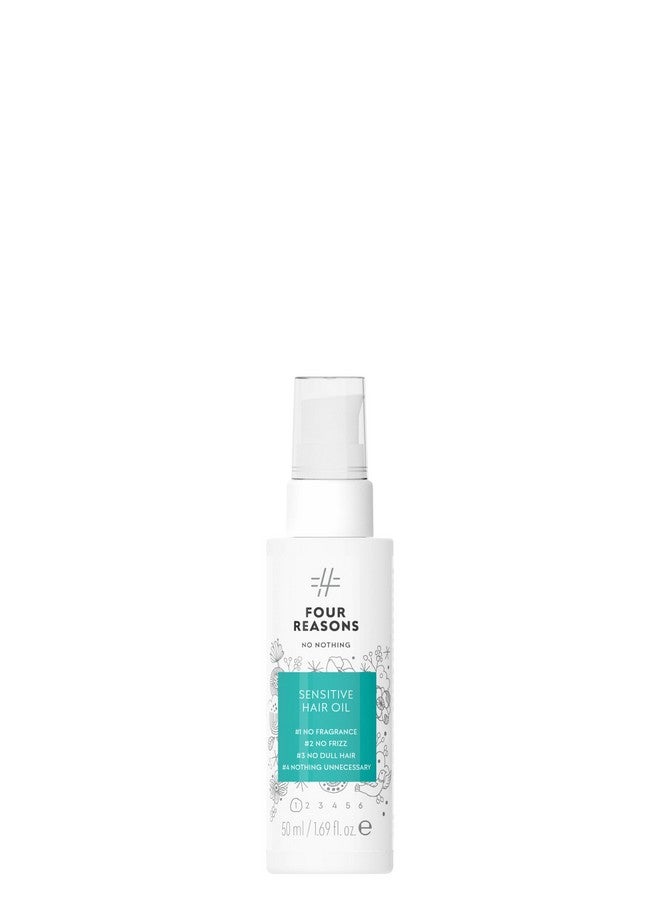 No nothing Hair Oil - Weightless Vegan Hair Serum for curly, frizzy, damaged or dry hair. Smoothing Anti frizz hair care control products. Paraben and sulfate free, fragrance-free - Image 1