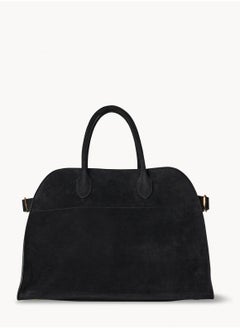 The Row Soft Margaux 15 suede tote bag