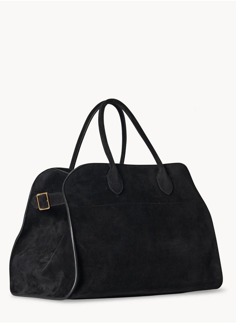 TR - The Row Soft Margaux 15 suede tote bag - Image 1
