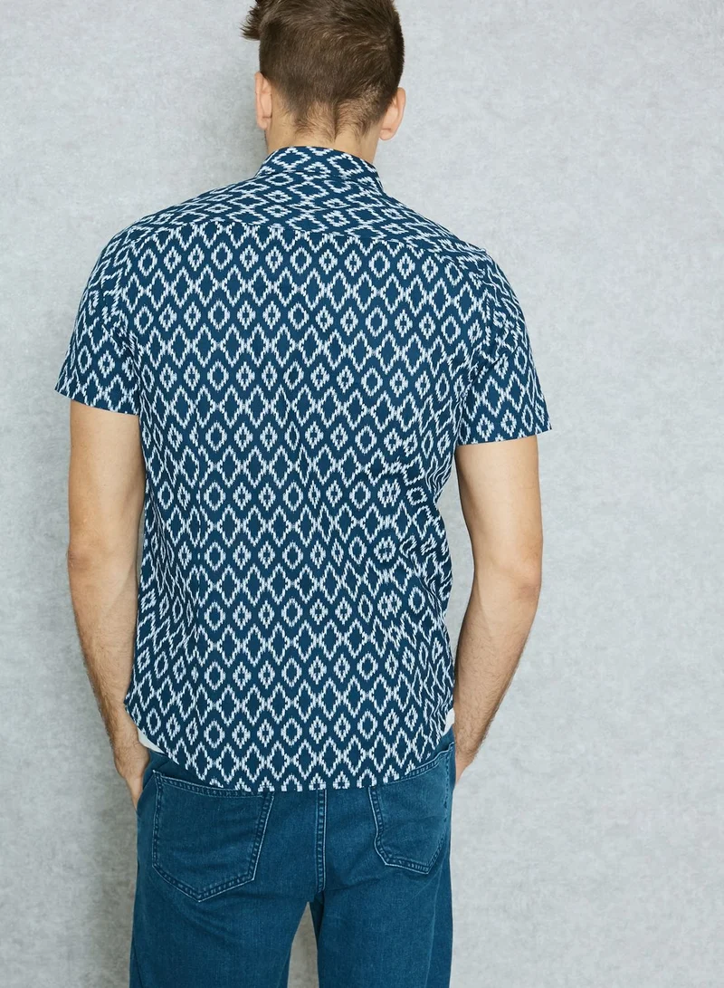 BURTON Ikat Printed Shirt
