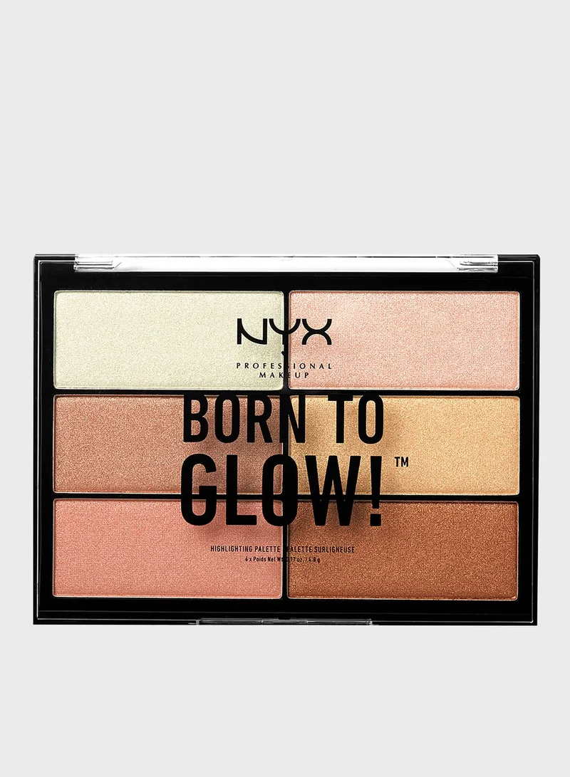 NYX PROFESSIONAL MAKEUP Born To Glow Highlighting Palette
