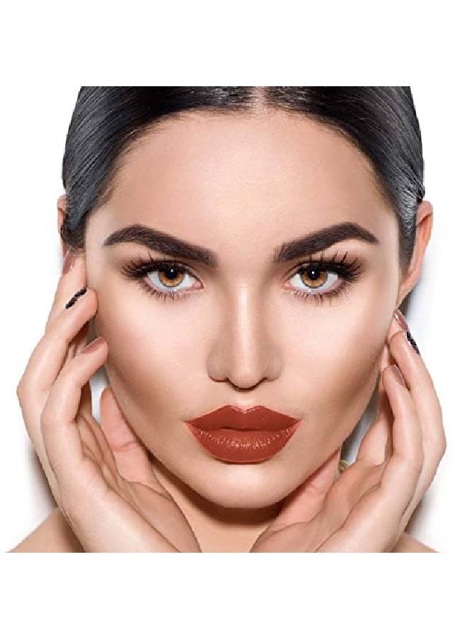 Lotus Makeup Makeup Ecostay Matte Lip Lacquer Earthy Rust Orange 4 G  - Image 3