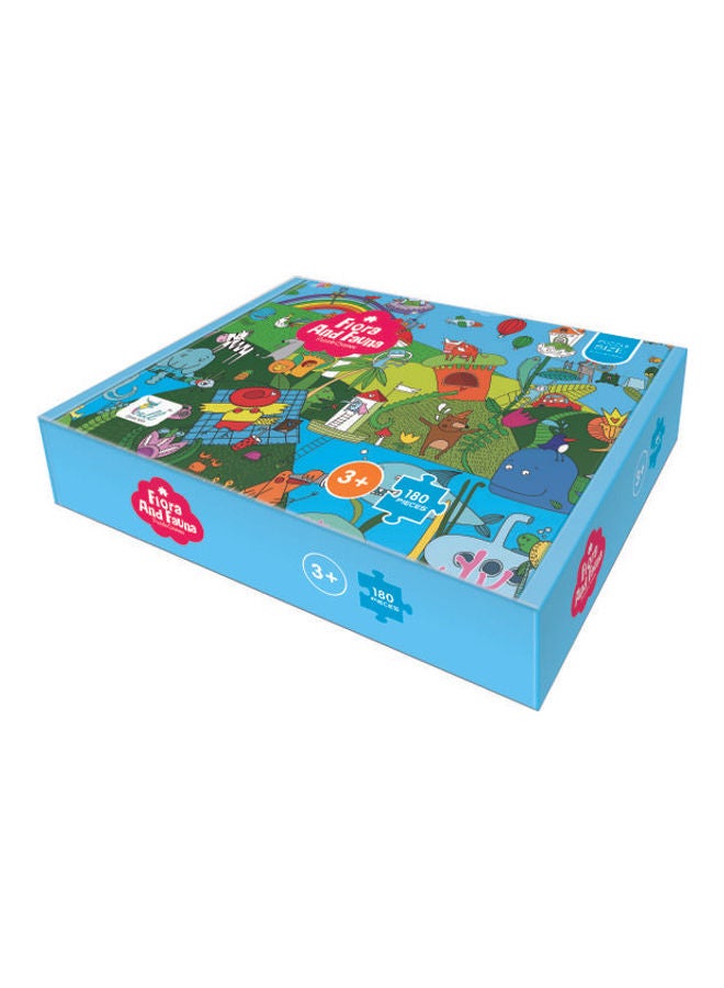 180-Piece Jigsaw Puzzle Flora And Fauna - Image 3