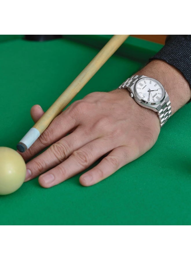 سيتيزن ساعة تسويوسا أوتوماتيكية للرجال بمينا أبيض - NJ0150-81A - Image 4