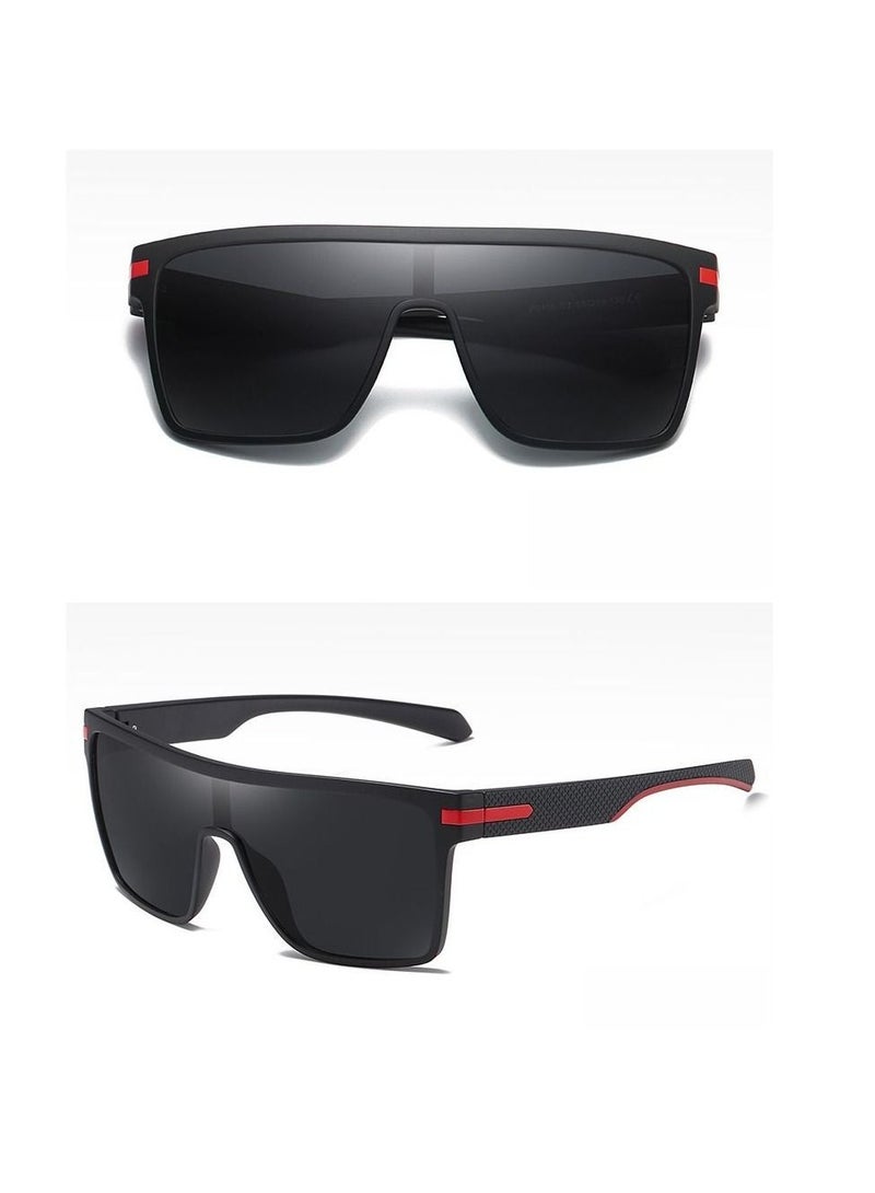 HDCRAFTER New Polarized Integrated Large Frame Sunglasses - Image 3
