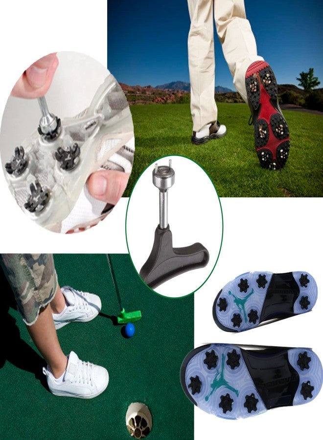 Cheerock Golf Shoe Spikes Wrench, 1pcs Golf Shoe Spike Removal Tool, Zinc Alloy Golf Spike Tool for Spike Shoes, Universal Spike Shoes Replacement Tool - Image 5