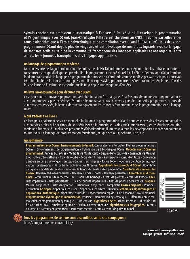 Apprendre à programmer avec Ocaml: Algorithmes et structures de données. - Image 2