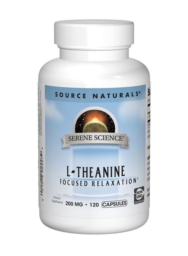 Source Naturals Serene Science L Theanine 200Mg Supplement 120 Capsules 120 Count - Image 4